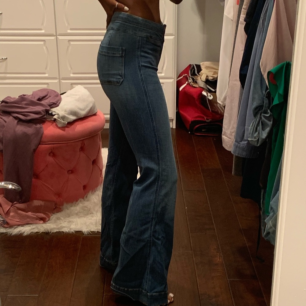 Abercrombie Light Wash Flare Jeans